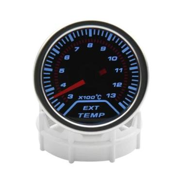 Imagem de Manômetro LCD 12V 2 Em 1: Medidor De Temperatura Da Água, RPM Do Turbo