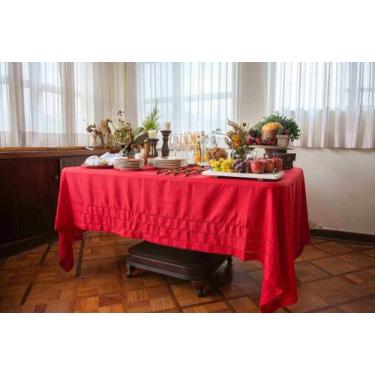 Imagem de Toalha De Mesa Retangular Poli-Bambu 8 Lugares Rafimex