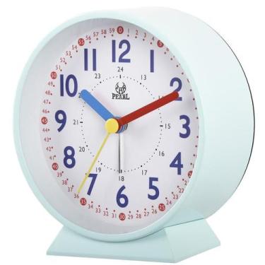 Imagem de Despertador analógico 24 horas que brilha no escuro para crianças e cr