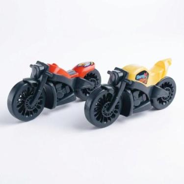 Imagem de Kit Moto De Brinquedo Custom 66 Moto Super X Brinquedo Esportivo Infan