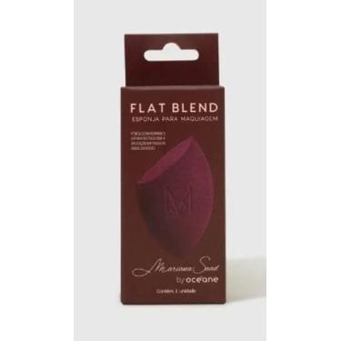 Imagem de Esponja de Maquiagem Flat Blend Vinho Mariana Saad By Océane