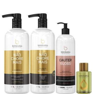 Imagem de Borabella Kit Não Chore 1L + Cauter 500ml + Argan 7ml