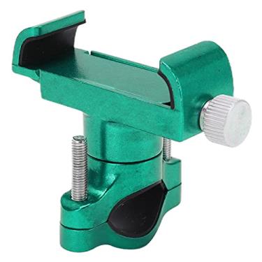 Imagem de Suporte de telefone de bicicleta, design leve, montagem de telefone de bicicleta, liga de alumínio durável com chave hexagonal para scooters para motocicletas para bicicletas(verde)