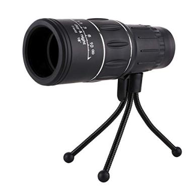 Imagem de Telescópio monocular - 16x52 escopo monocular com suporte para smartphone e tripé, monóculo à prova d'água com foco duplo claro para observação de pássaros, acampamento, caminhadas