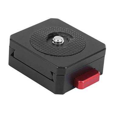 Imagem de 【】 Placa de liberação rápida de material de liga de qualidade durável placa de liberação rápida para botão de liberação rápida para garantir segurança de instalação de câmeras e outros equipamentos