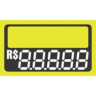 Imagem de Etiqueta Para Marcacao Preco Pvc Md. 55x32mm. C/10 Un , Cartela com 10 Grespan, Multicor