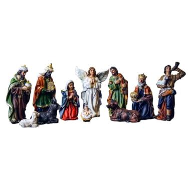 Imagem de Presépio Completo 11 Peças 12,5 Cm Resina Importado