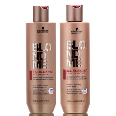 Imagem de Shampoo e Condicionador Schwarzkopf BlondMe Rich 300ml