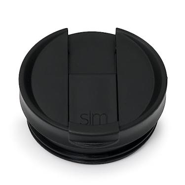 Imagem de Simple Modern Tampa flip Tumbler | Substituição reutilizável serve apenas para caneca de café de viagem de aço inoxidável Trek Garrafa de água | Coleção Trek | Preto meia-noite