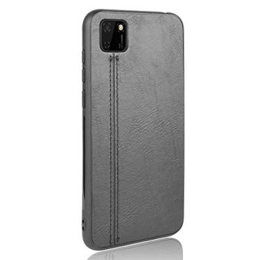 Imagem de Capa para celular Huawei Y5P Proteção robusta 360° Capa de couro suave para Huawei Y5P