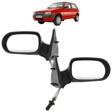 Imagem de PAR Retrovisor Uno Fire 4 Portas 2006 a 2010 Com Controle - Prime