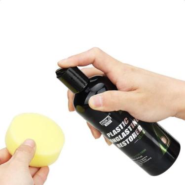 Imagem de Revitalizador Plastico Volta Brilho De Carro Premium Preto - HDL