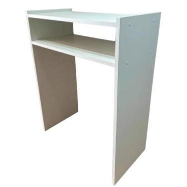 Imagem de Kit Mesinha Manicure (Branco e preto)