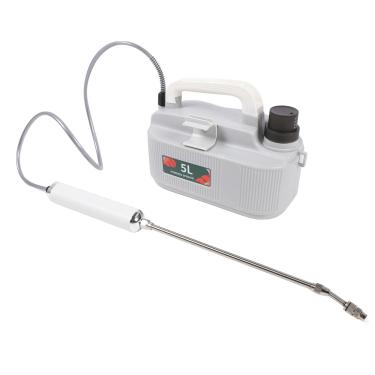 Imagem de Pulverizador Movido a Bateria, Pulverizador Elétrico de Jardim 5L Com 3 Bicos, Varinha Telescópica e Alça Recarregável, Pulverizador Elétrico Com Alça de Ombro Ajustável (Branco)