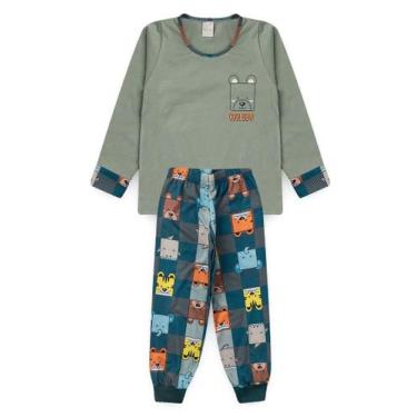 Imagem de Pijama Infantil Menino Longo Ursinho - Molekada, 8