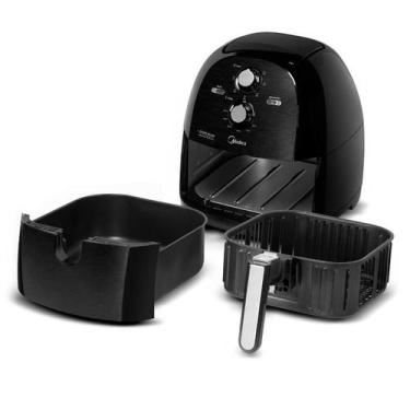 Imagem de Fritadeira Elétrica S/Óleo Midea 127V 5,3L, Preto, 110V