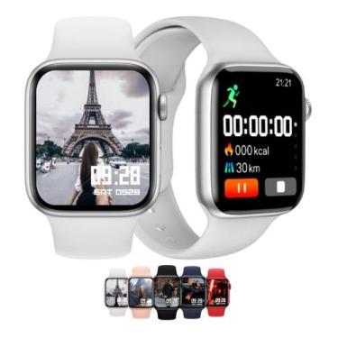 Imagem de Smartwatch Relógio Inteligente S8 Branco Bluetooth Masculino Feminino