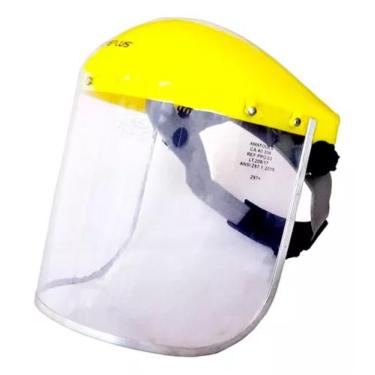 Imagem de Protetor Facial Com Catraca Resistente Roçadeira Proteção - Proteplus