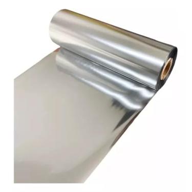 Imagem de Ribbon Metalizado Prata para Impressão em Fitas de Cetim e Etiquetas-Foil