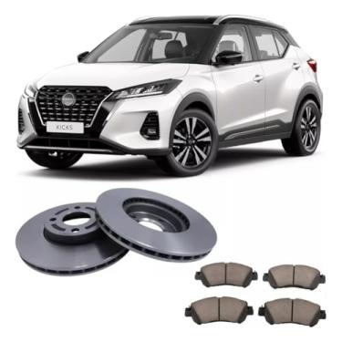Imagem de KIT DISCO E PASTILHA FREIO DIANTEIRO VENTILADO KICKS 1.6 2017/... VERSA 1.6 2020/...