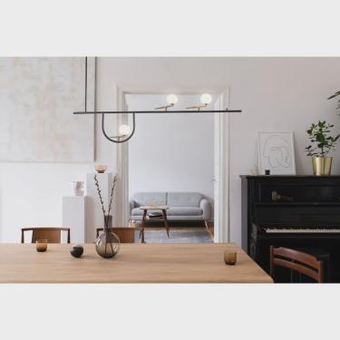 Imagem de Pendente 156x30cm 3 Lâmpadas G9 75w Bem-te-vi Bella Iluminação