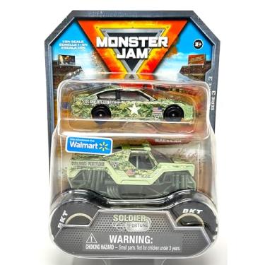 Imagem de Monster Jam Official 1:64 Scale Diecast 2-Pack Monster Truck and Race Car: Son-uva Digger (Soldier Fortune)