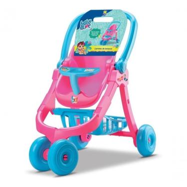 Imagem de Carrinho De Bonecas 2 Em 1 Baby Alive Divertoys Para Meninas - Conforto E Diversão