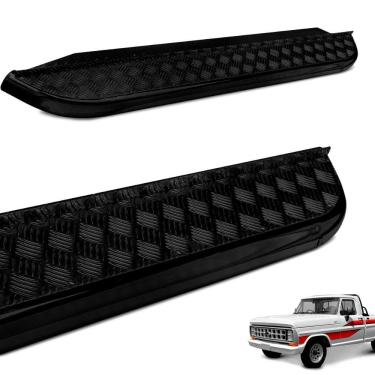 Imagem de Estribo Lateral Chapa F1000 F4000 1983 a 1992 Roda Roda Preto Gtnox Gtnox