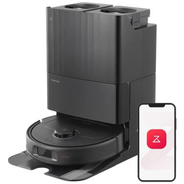 Imagem de Aspirador Robô e Esfregão Roborock Qrevo Plus com Design FlexiArm, Auto Limpeza, Esfregão de Borda, Tecnologia de Evitação de Obstáculos,