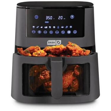 Imagem de Fritadeira Digital de Ar DASH 7 litros Clear View Forged Iron de 7 Quartos