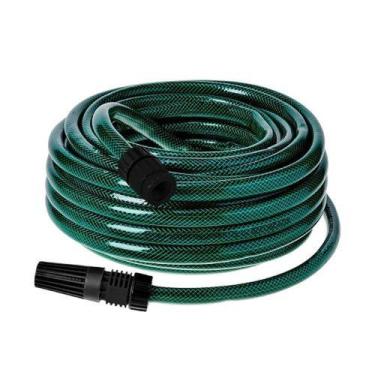 Imagem de Mangueira Jardim Trançada 20 Metros Verde Reforçada 1/2 - DTOOLS