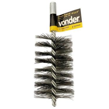 Imagem de KIT Escova de Aço Tubular 2.1/2" para Cano - 3 Uni - VONDER
