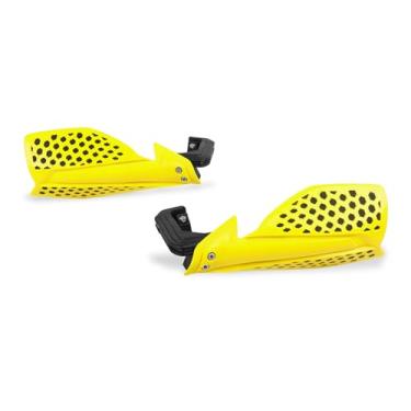 Imagem de Worldmotop 7/20.3 cm 22 mm protetores de mão para motocicleta barra de escova - Substituição universal para Yamaha Kawasaki Suzuki Honda off Road ATV Dirt Bike Motocross (amarelo + preto)