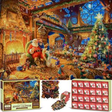 Imagem de Calendário do Advento, Quebra-cabeças de Natal, Cabine de Natal, 1008 