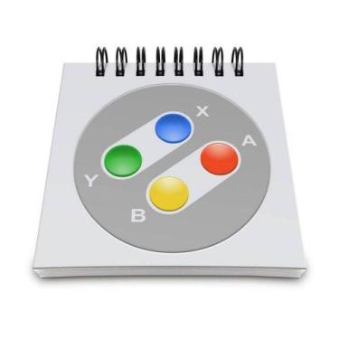 Imagem de Bloco De Anotações Joystick 16-bits Color - YAAY