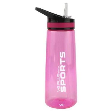 Imagem de Garrafa Squeeze Aerobic Plástico Com Bico 900ml Academia Vg+ Rosa - VG