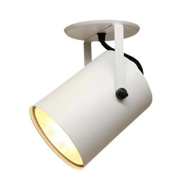 Imagem de Spot De Sobrepor Direcionável Cannon Par30 Redondo Taschibra Branco