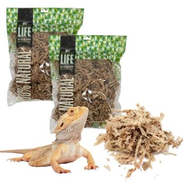 Imagem de Quality Growers The Habitat Life - Musgo esfagno natural - para terrários de répteis, anfíbios e invertebrados - controle de umidade - ideal para escavação e aninhamento - sem corantes e seguro