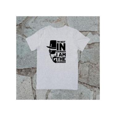 Imagem de Camiseta Breaking Bad Walter branca Im The Danger 100% algodão - Light