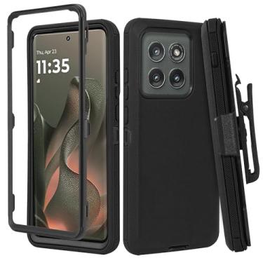 Imagem de Jackpot Wireless Compatível com Motorola Edge 2025, [teste de queda de grau militar], capa protetora de telefone resistente, capa protetora de camada dupla antiderrapante à prova de choque com suporte