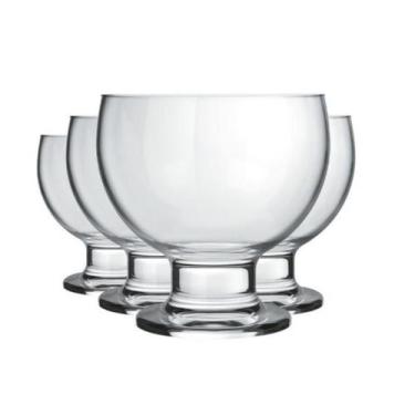 Imagem de Taça Sorvete Sobremesa Açai Paulista 400ml Nadir com 4 peças