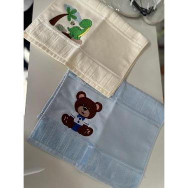 Imagem de Kit toalha de rosto bordada - Sr bordados 