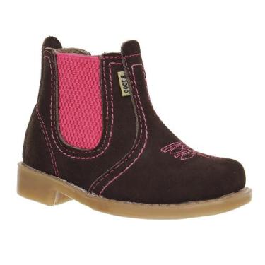 Imagem de Botina Infantil Feminina Rosa - F1000, 31