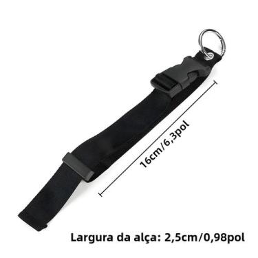 Imagem de Trava De Cinto Ajustável Universal Antifurto Para Mochila, Kit De Cint