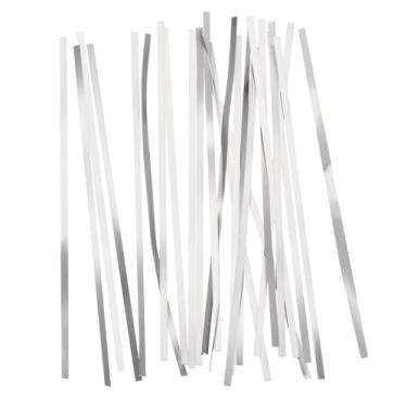 Imagem de Tira de níquel puro 0,1 mm x 2 mm x 100 mm Aba de solda de bateria Aba de solda de níquel para pacote de bateria e soldagem a ponto, 25 peças