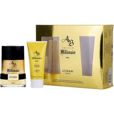 Imagem de Perfume Masculino Lomani Ab Spirit Millionaire EDP Spray 100 Ml&Gel Ba