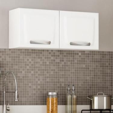 Imagem de Armário Cozinha Lavanderia Suspenso Aço Aéreo Multiuso Itatiaia