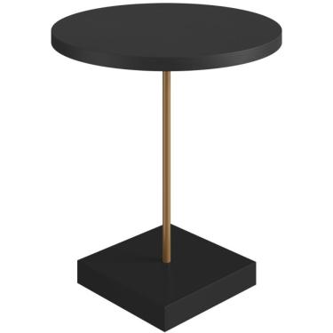 Imagem de Mesa Lateral 52cm Estrutura Dourada - Nero