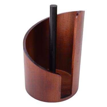 Imagem de Fockety Suporte para Toalha de Papel de Montanha, Suporte para Rolo de Toalha de Papel de Madeira Composta para de Independente para de (Estilo2)