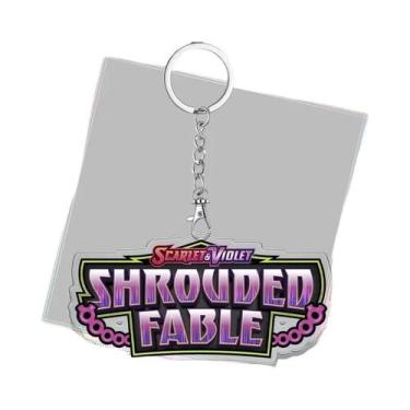 Imagem de Chaveiro Acrílico Com Logo Do Pokémon Scarlet E Violet, Pingente De Ca
